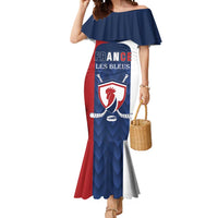 Custom France Hockey Mermaid Dress Les Bleus Go Champions