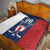Custom France Hockey Quilt Les Bleus Go Champions