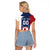 Custom France Hockey Raglan Cropped T Shirt Les Bleus Go Champions
