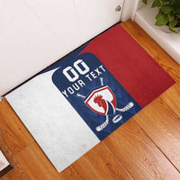 Custom France Hockey Rubber Doormat Les Bleus Go Champions