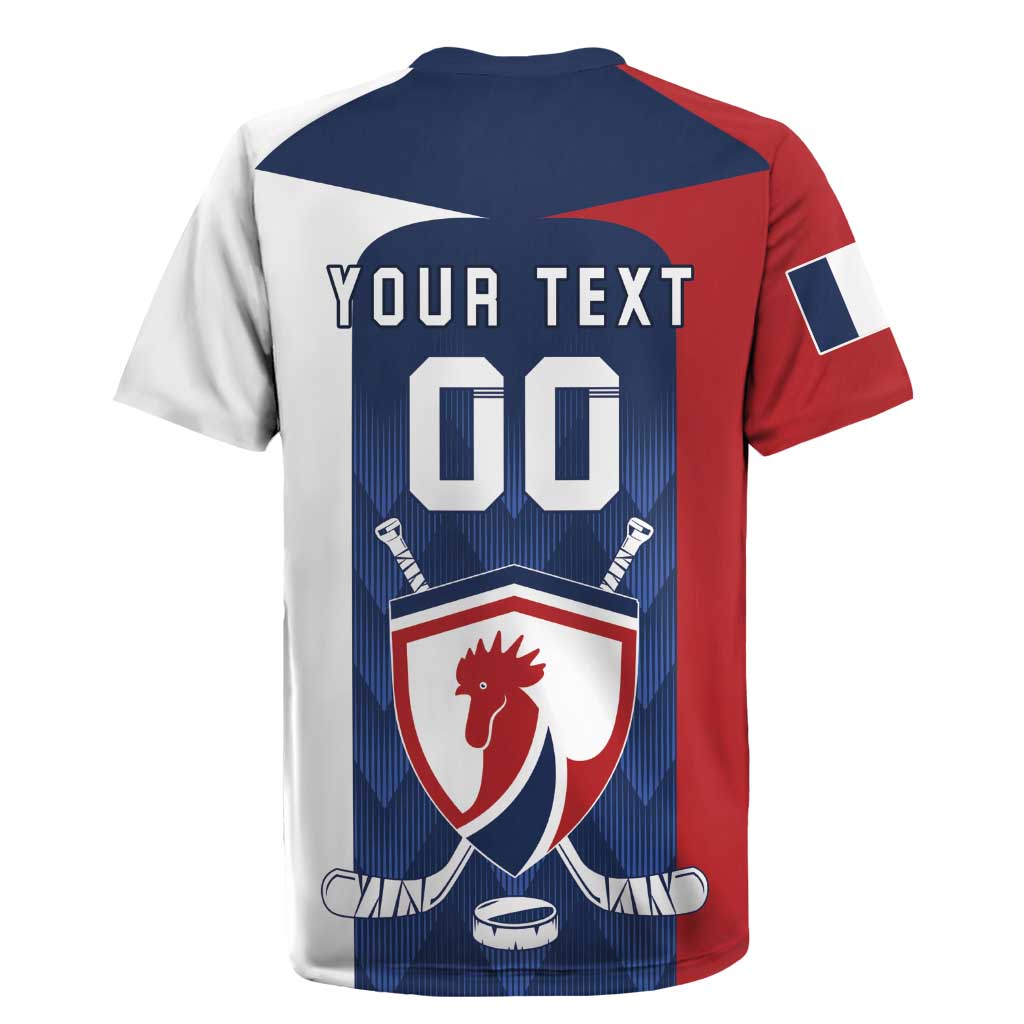 Custom France Hockey Rugby Jersey Les Bleus Go Champions