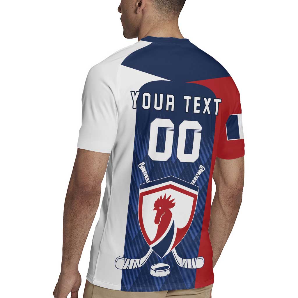 Custom France Hockey Rugby Jersey Les Bleus Go Champions