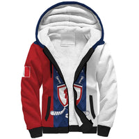 Custom France Hockey Sherpa Hoodie Les Bleus Go Champions