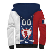 Custom France Hockey Sherpa Hoodie Les Bleus Go Champions