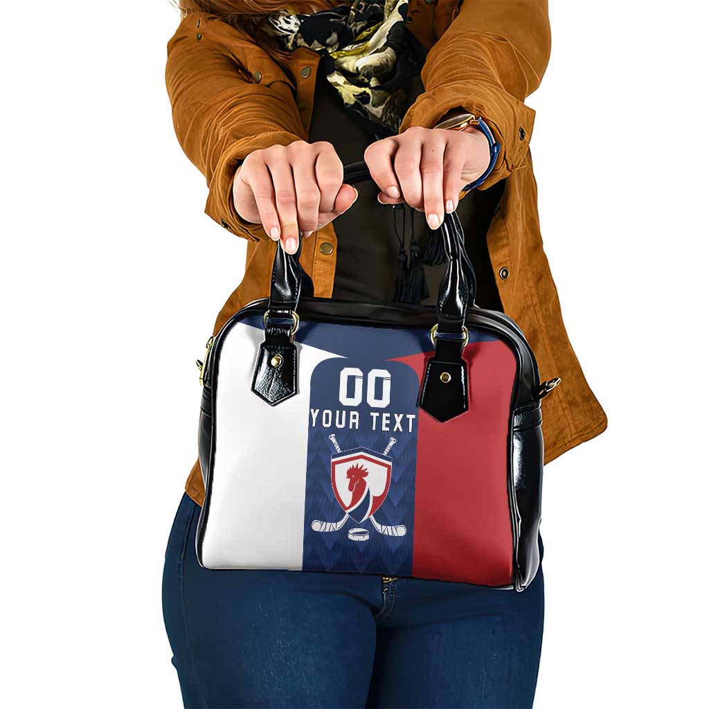 Custom France Hockey Shoulder Handbag Les Bleus Go Champions