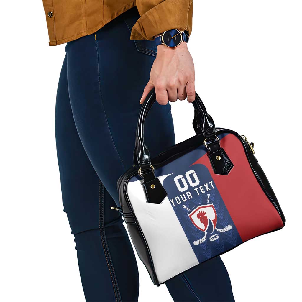 Custom France Hockey Shoulder Handbag Les Bleus Go Champions