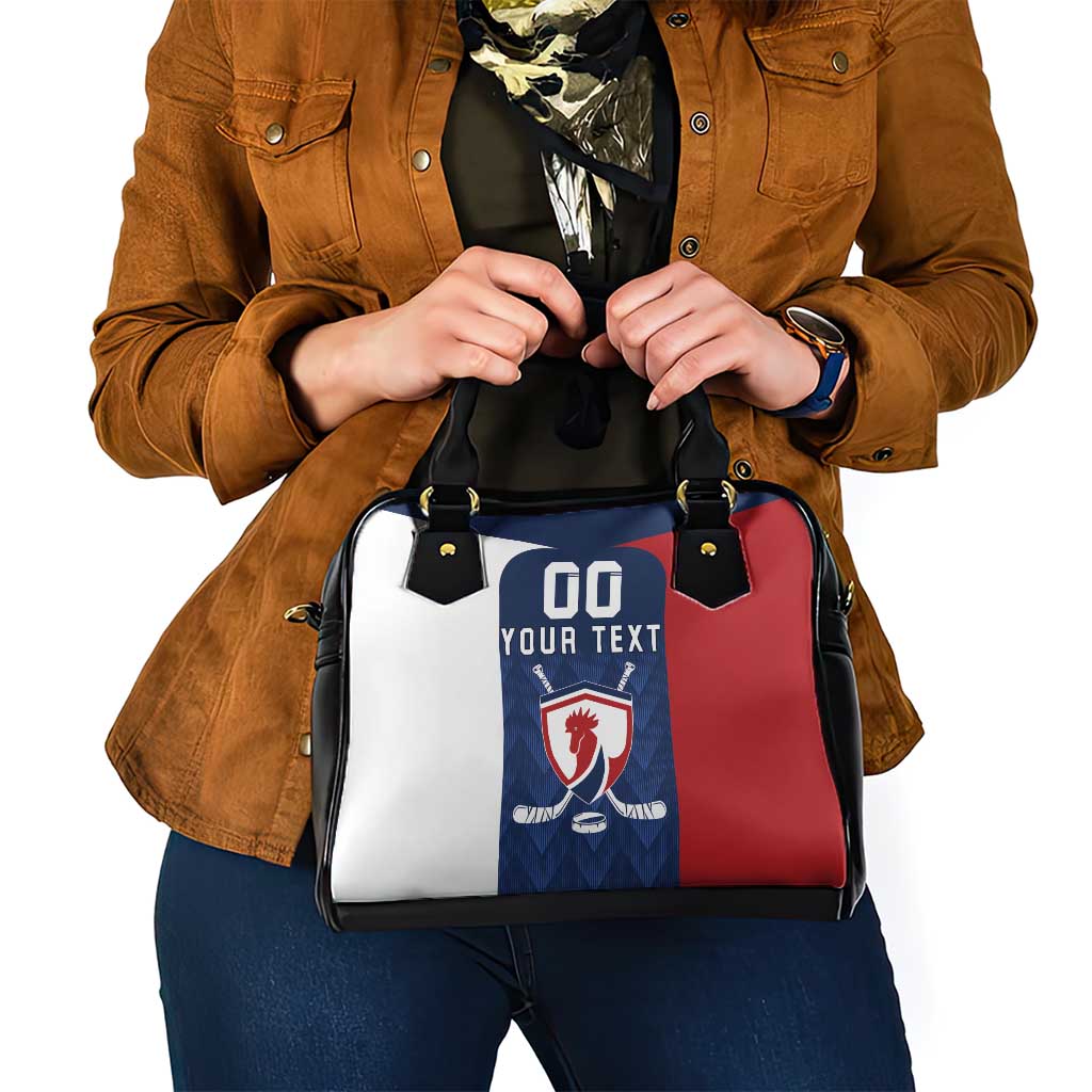 Custom France Hockey Shoulder Handbag Les Bleus Go Champions