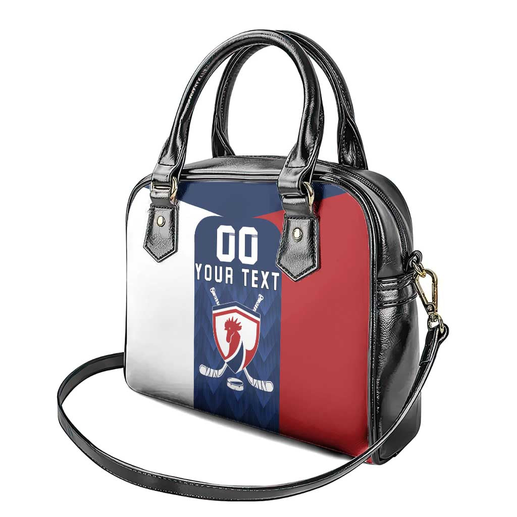 Custom France Hockey Shoulder Handbag Les Bleus Go Champions