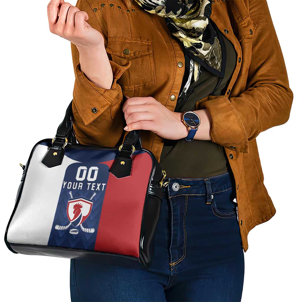 Custom France Hockey Shoulder Handbag Les Bleus Go Champions