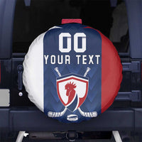 Custom France Hockey Spare Tire Cover Les Bleus Go Champions