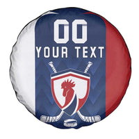 Custom France Hockey Spare Tire Cover Les Bleus Go Champions