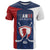 Custom France Hockey T Shirt Les Bleus Go Champions