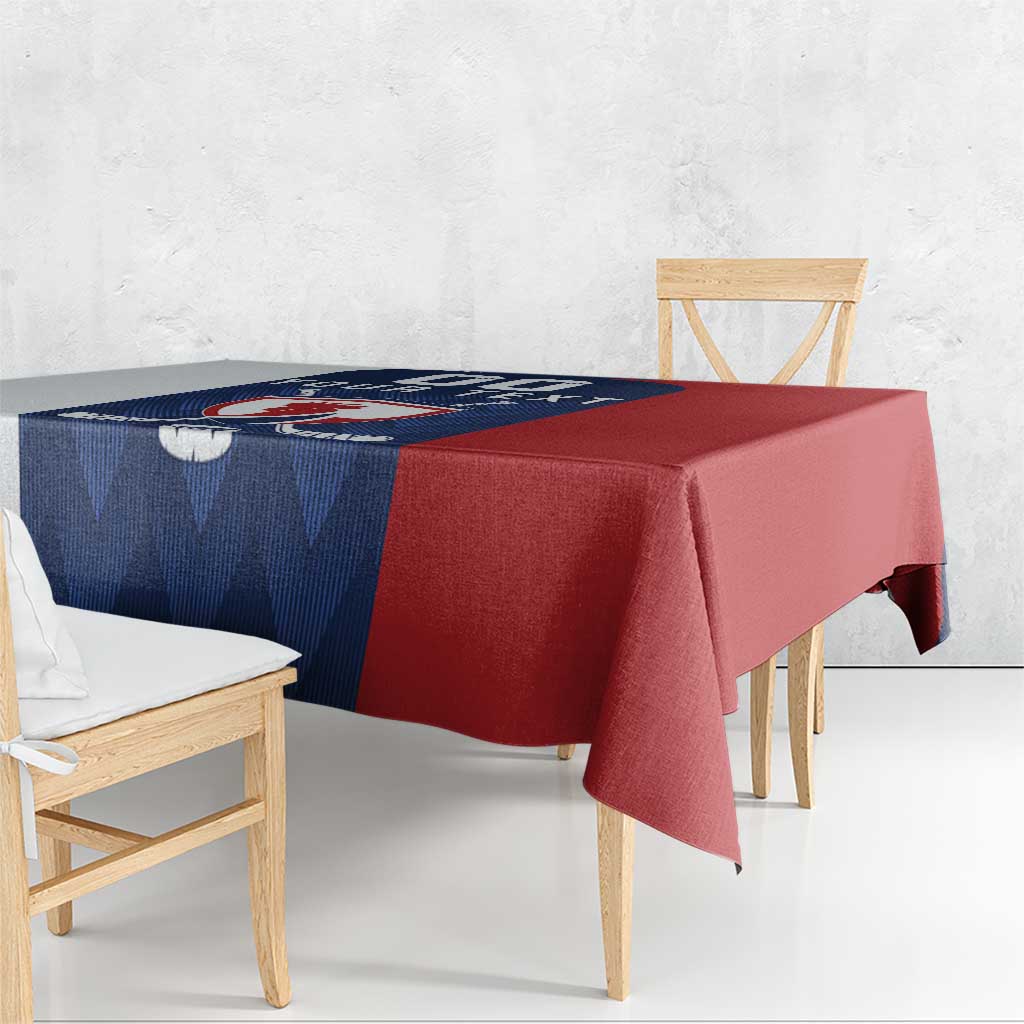 Custom France Hockey Tablecloth Les Bleus Go Champions