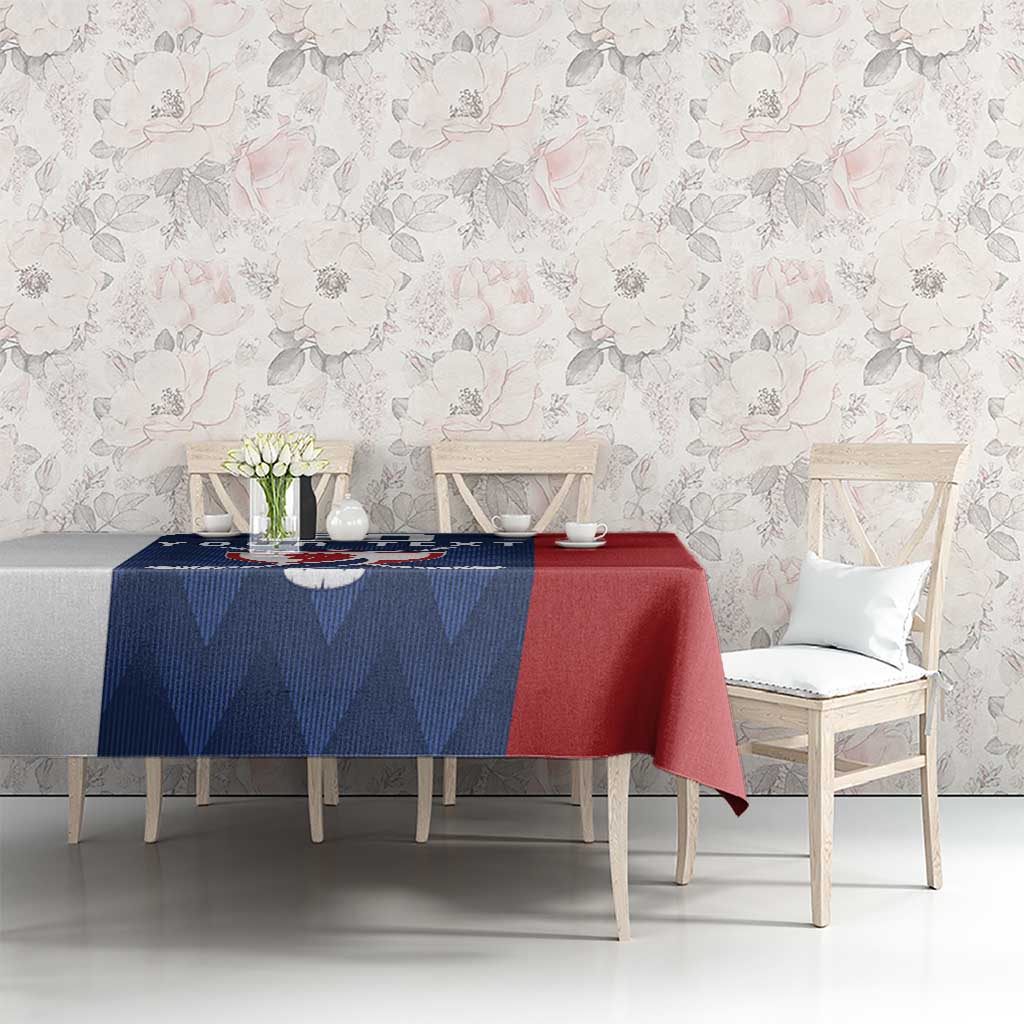 Custom France Hockey Tablecloth Les Bleus Go Champions