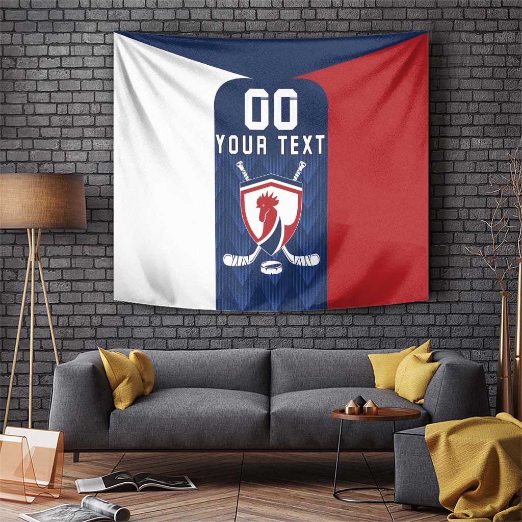 Custom France Hockey Tapestry Les Bleus Go Champions
