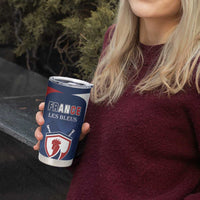 Custom France Hockey Tumbler Cup Les Bleus Go Champions