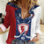Custom France Hockey Women Casual Shirt Les Bleus Go Champions