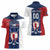 Custom France Hockey Women Polo Shirt Les Bleus Go Champions