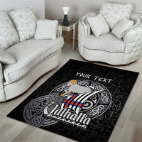 Personalized Viking Faroe Islands Area Rug Valhalla Viking Pattern