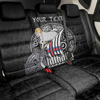 Personalized Viking Faroe Islands Back Car Seat Cover Valhalla Viking Pattern