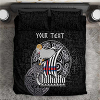 Personalized Viking Faroe Islands Bedding Set Valhalla Viking Pattern
