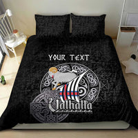 Personalized Viking Faroe Islands Bedding Set Valhalla Viking Pattern