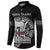 Personalized Viking Faroe Islands Button Sweatshirt Valhalla Viking Pattern