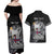Personalized Viking Faroe Islands Couples Matching Off Shoulder Maxi Dress and Hawaiian Shirt Valhalla Viking Pattern