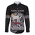 Personalized Viking Faroe Islands Family Matching Long Sleeve Bodycon Dress and Hawaiian Shirt Valhalla Viking Pattern