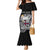 Personalized Viking Faroe Islands Family Matching Mermaid Dress and Hawaiian Shirt Valhalla Viking Pattern