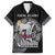 Personalized Viking Faroe Islands Family Matching Short Sleeve Bodycon Dress and Hawaiian Shirt Valhalla Viking Pattern