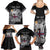 Personalized Viking Faroe Islands Family Matching Summer Maxi Dress and Hawaiian Shirt Valhalla Viking Pattern