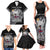 Personalized Viking Faroe Islands Family Matching Tank Maxi Dress and Hawaiian Shirt Valhalla Viking Pattern
