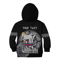 Personalized Viking Faroe Islands Kid Hoodie Valhalla Viking Pattern
