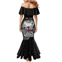 Personalized Viking Faroe Islands Mermaid Dress Valhalla Viking Pattern