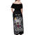 Personalized Viking Faroe Islands Off Shoulder Maxi Dress Valhalla Viking Pattern