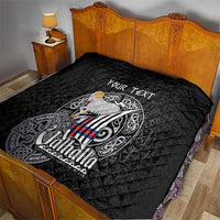 Personalized Viking Faroe Islands Quilt Valhalla Viking Pattern
