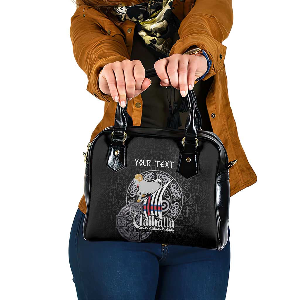 Personalized Viking Faroe Islands Shoulder Handbag Valhalla Viking Pattern