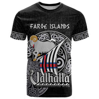 Personalized Viking Faroe Islands T Shirt Valhalla Viking Pattern