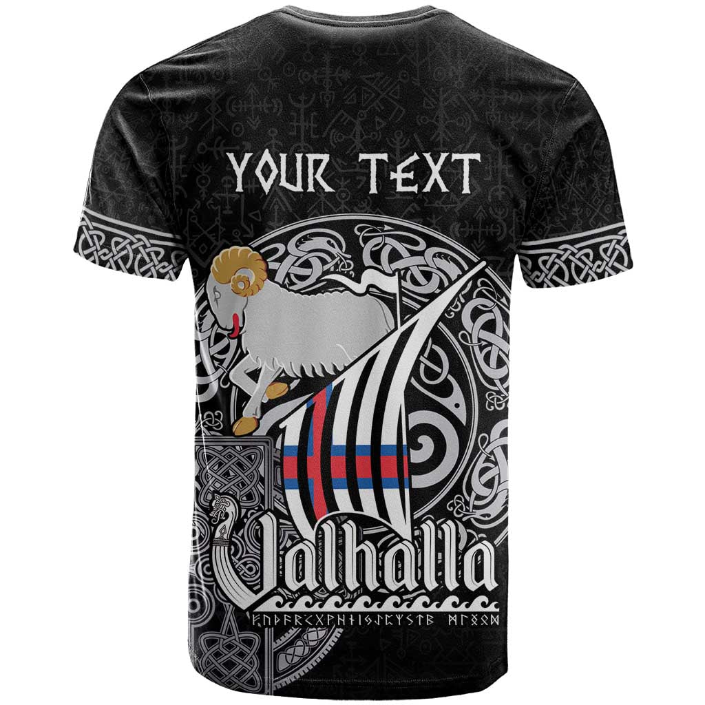 Personalized Viking Faroe Islands T Shirt Valhalla Viking Pattern