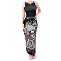 Personalized Viking Faroe Islands Tank Maxi Dress Valhalla Viking Pattern