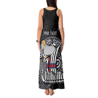 Personalized Viking Faroe Islands Tank Maxi Dress Valhalla Viking Pattern
