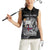 Personalized Viking Faroe Islands Women Sleeveless Polo Shirt Valhalla Viking Pattern