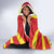 Personalized North Macedonia Hooded Blanket Flag Style