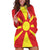 Personalized North Macedonia Hoodie Dress Flag Style