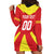 Personalized North Macedonia Hoodie Dress Flag Style