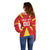 Personalized North Macedonia Off Shoulder Sweater Flag Style