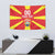 Personalized North Macedonia Tapestry Flag Style