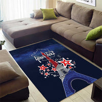 Personalized Happy Bastille Day Area Rug Vive la France!