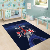 Personalized Happy Bastille Day Area Rug Vive la France!